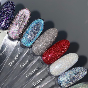 Гель-лак світловідбивний Shemy Lightning Grey, 8 мл.. Photo 2